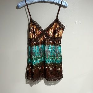 Charlotte Russe Sexy Bohemian Camisole Tank